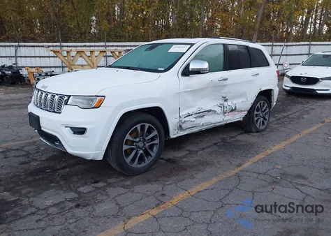2017 Jeep Grand Cherokee Overland z USA, uszkodzony, nr VIN 1C4RJFCG5HC648704
